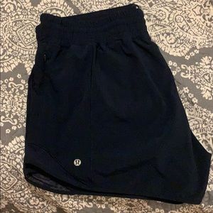 NWOT Navy Hotty Hot Shorts- LONG
